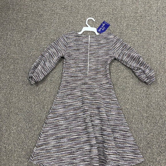 Area Code 407 NWT Kids Size Boucle Multi Colored Fit & Flare Party Dress - Picture 2 of 2